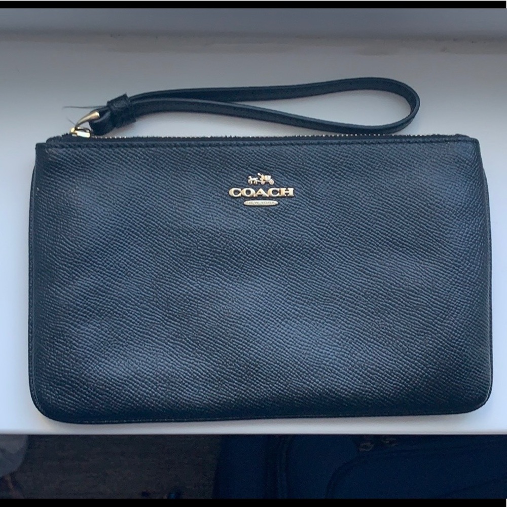 Black Coach Wristlet